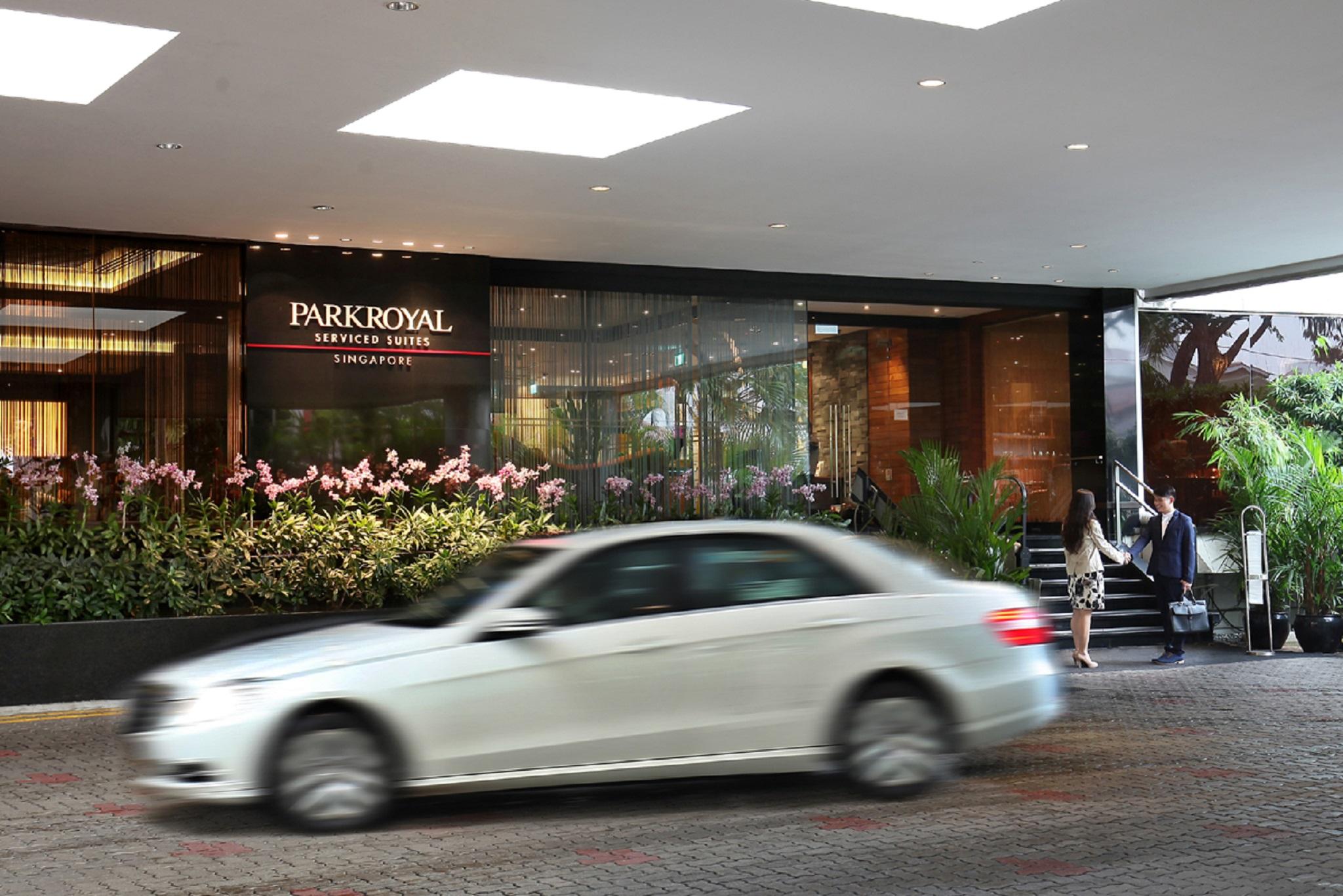 Parkroyal Serviced Suites Singapur Zewnętrze zdjęcie